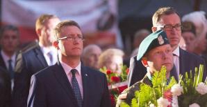 Prezes IPN dr Jarosław Szarek na ogólnopolskich obchodach 78. rocznicy wybuchu II wojny światowej