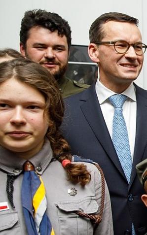 [VIDEO] Premier Mateusz Morawiecki na spotkaniu w Ostrołęce