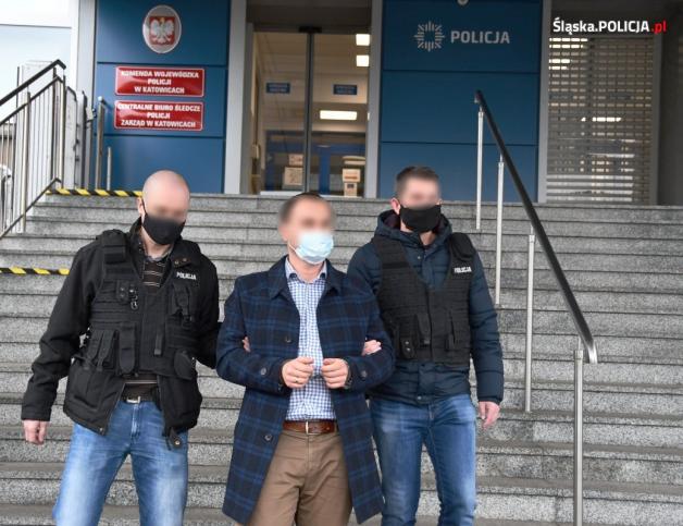 [VIDEO] Policjanci zatrzymali byłego Prezydenta Świętochłowic